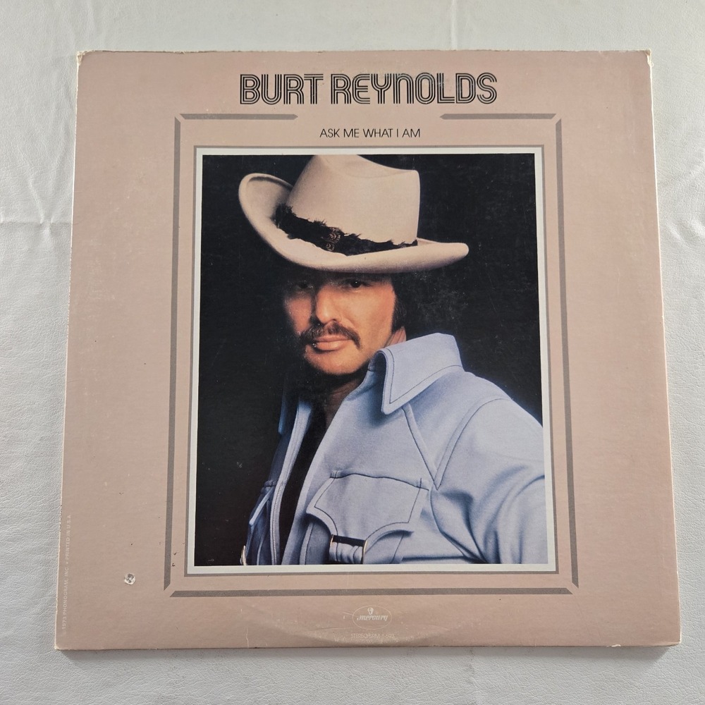 Burt Reynolds Vinyl LP Ask Me What I Am 1973 W/Fold Out Poster Good Tested